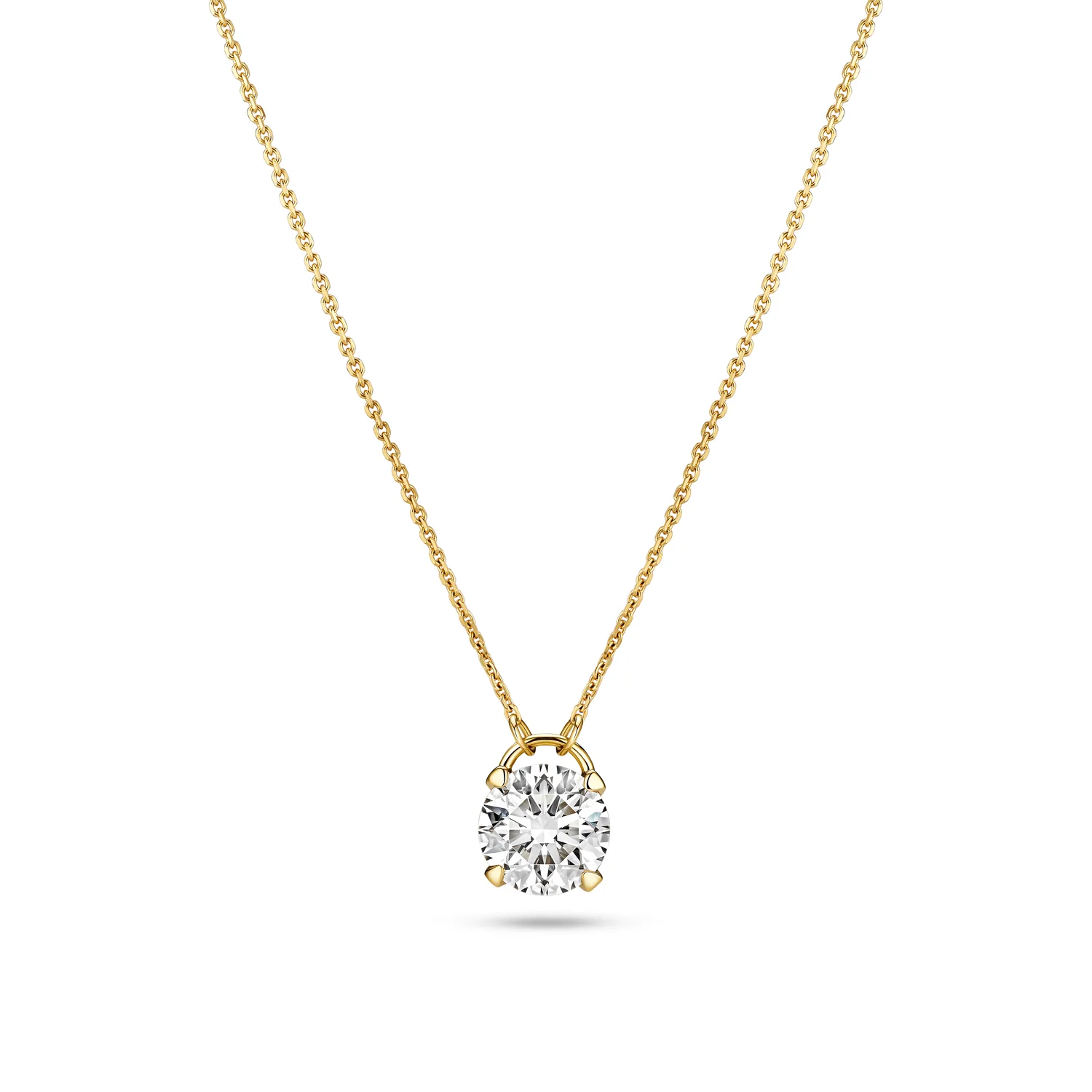 Halskette Venice - 14k Gelbgold oder Weißgold 0.50-2.00 ct TW G-H VS lab-grown Diamant - Image 4